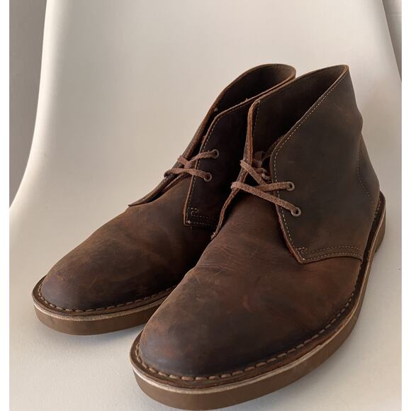 Clarks Bushacre 2 Chukka Boots Mens US 12 Brown Beeswax Leather Lace Up EU 46 main image 8